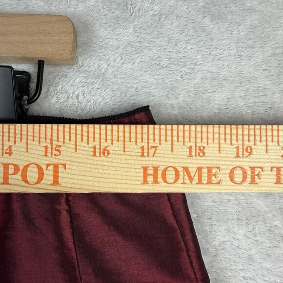 Y2K Midi Skirt 12 Burgundy Black Iridescent Whimsigoth Witchy Vamp Dark Romantic - Picture 8 of 12